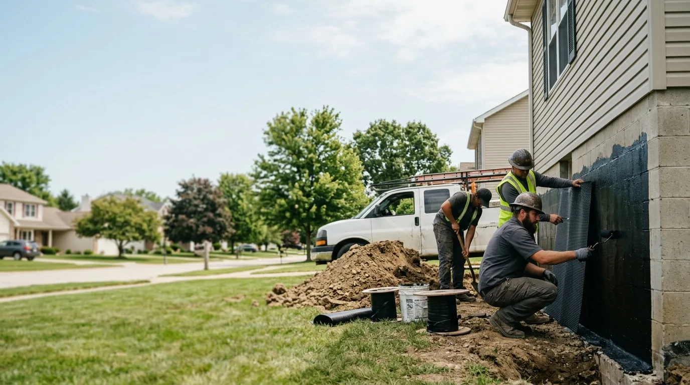 Basement Waterproofing in Aroma Park, IL near me
